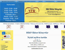 Tablet Screenshot of hildvk.hu